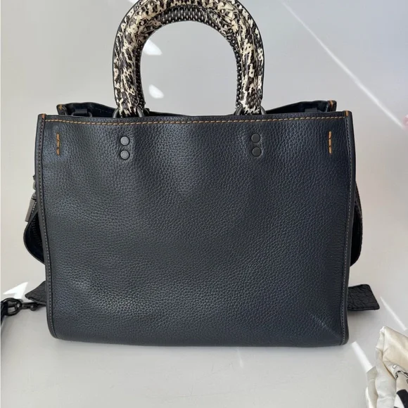 Coach Rogue 30 Bag With Colorblock Snakeksin Detail - Picture 2 of 13
